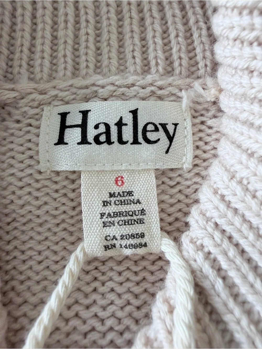 Hatley Majestic Stag Shawl Collar Cardigan Size 6
